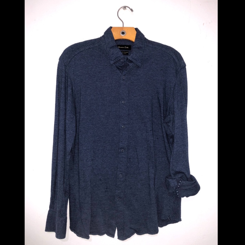 “Massimo Dutti” Elegant button down shirt.